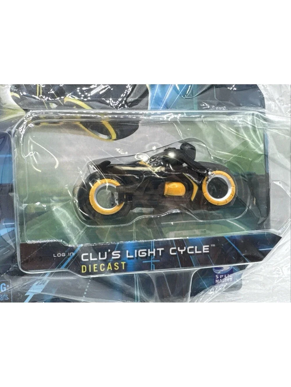 Disney Tron Legacy Clu's Light Cycle Figure Series 1 Motorcycle Sealed 2010 New